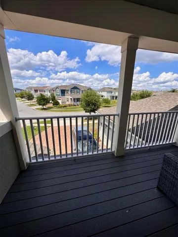 Second floor balcony