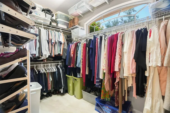 Primary walk-in closet