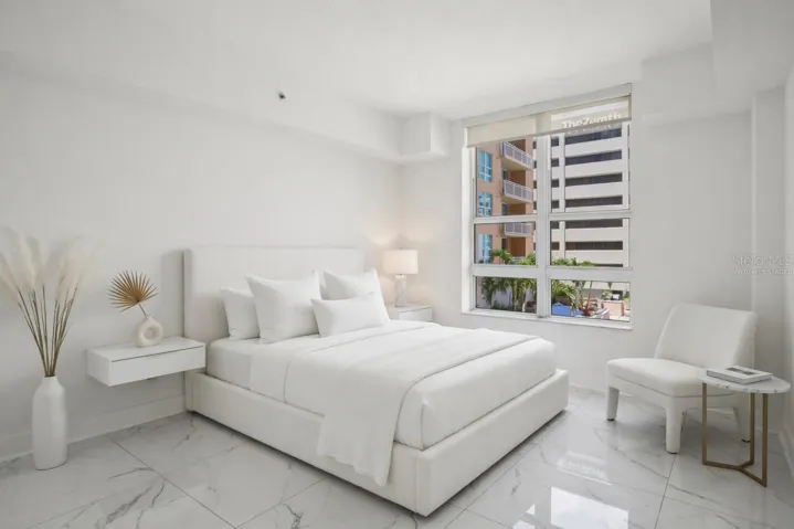 virtually staged Guest Bedroom