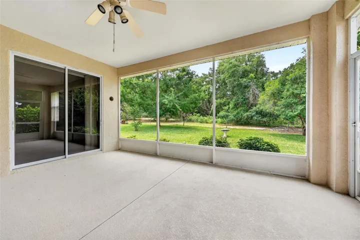 Secondary sliding door to primary bedroom