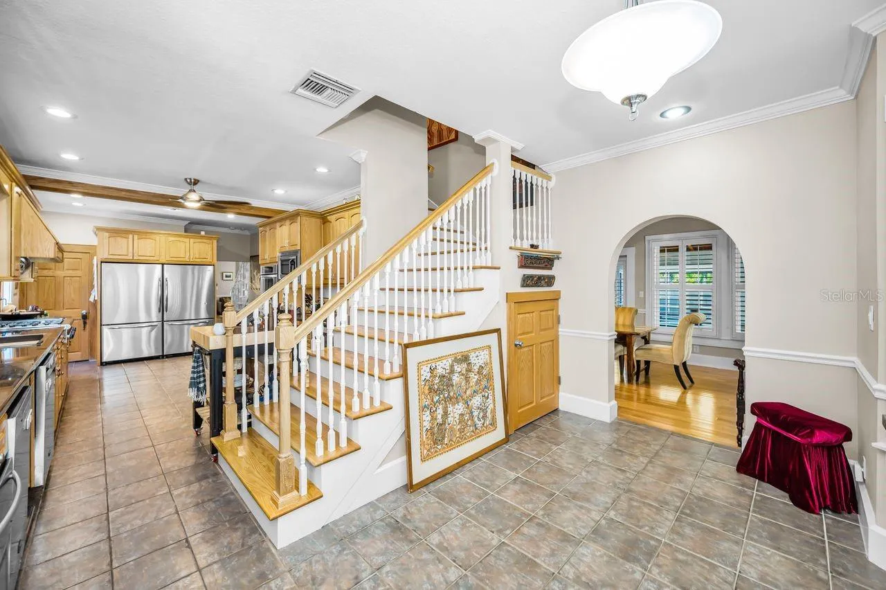 Staircase #2. with enough room to convert to an Elevator.