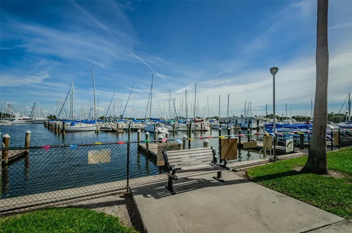 One of a few marinas St. Pete offers.