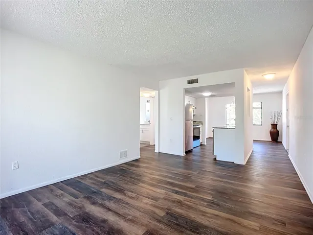 Great room looking into the kitchen.
