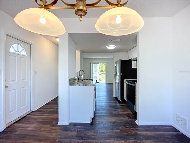Luxury vinyl plank throughout.