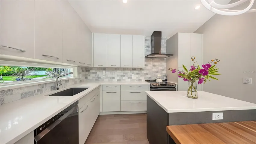 Beautifully renovated kitchen with premium finishes.
