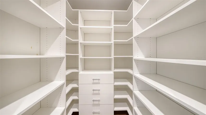 Custom walk-in closet