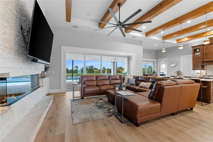 Living Room and 4 way slider