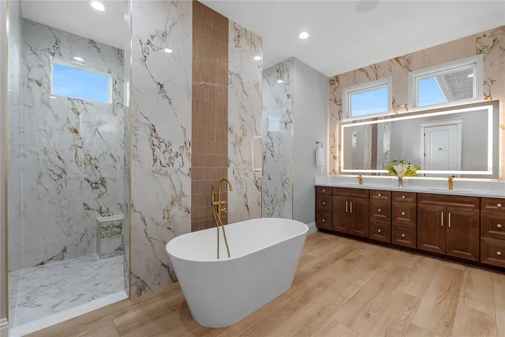 Primary Bathroom with soaker tub