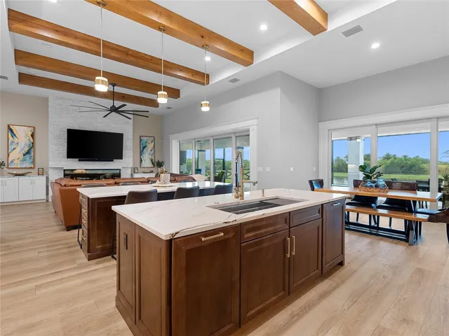Sink to Dining Room