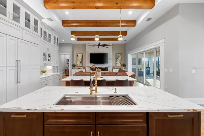 Kitchen Sink to Living Room/Great Room