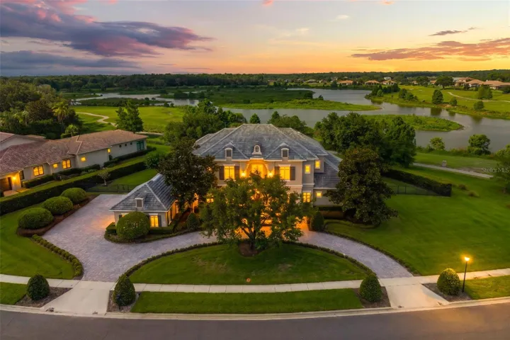 Evening twilight exterior