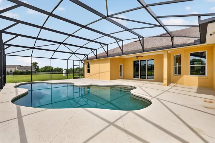 Heated and cooled saltwater pool for all seasons ~