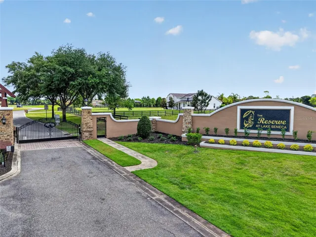 Gated entrance to the community ~ Welcome Home!