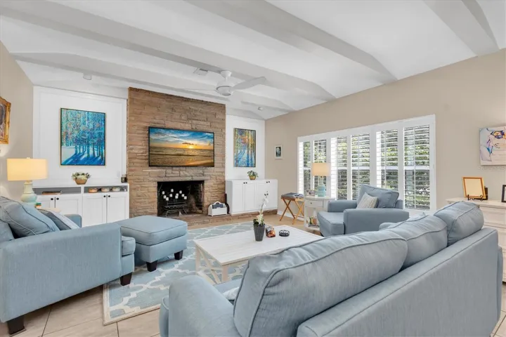 Living Room - High Ceilings