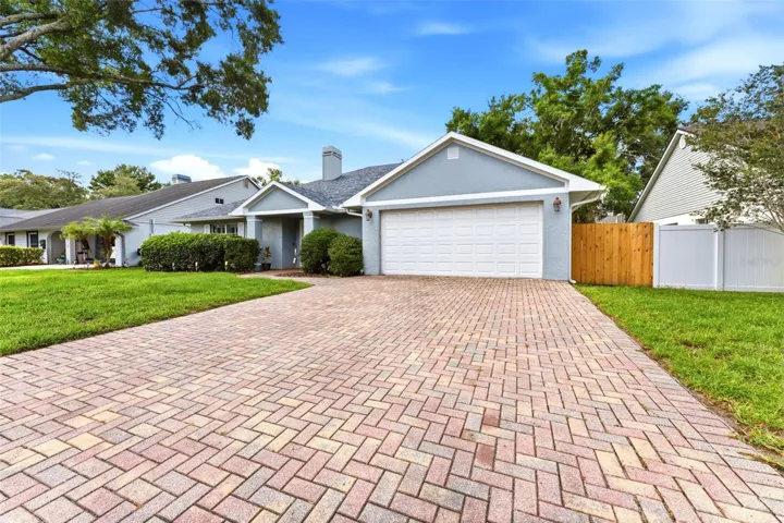 Paved driveway