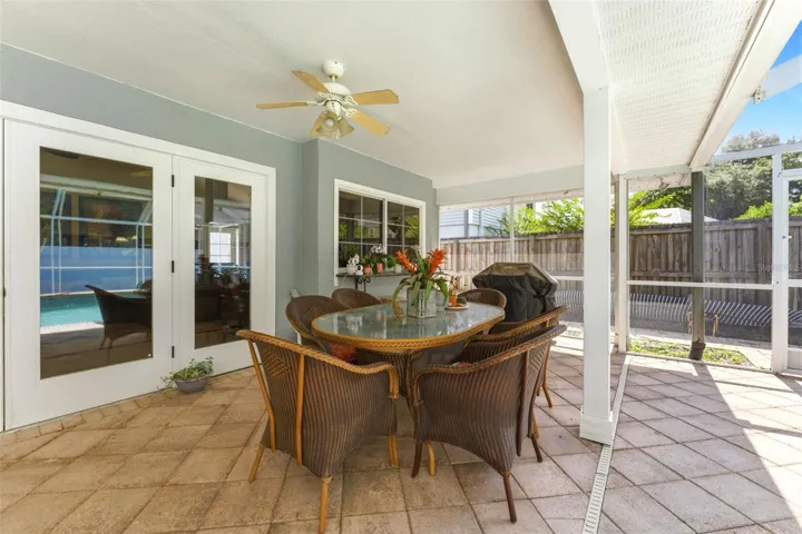 Covered patio