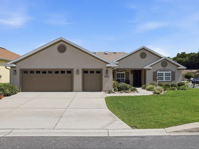 2 Car Garage with Golf Cart Garage.