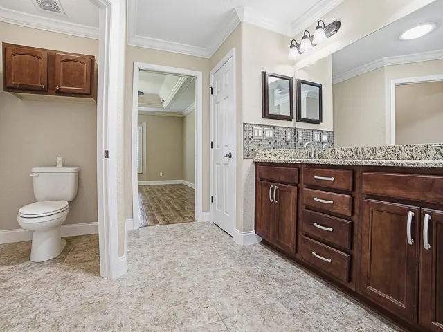 Primary Bathroom with separate commode room