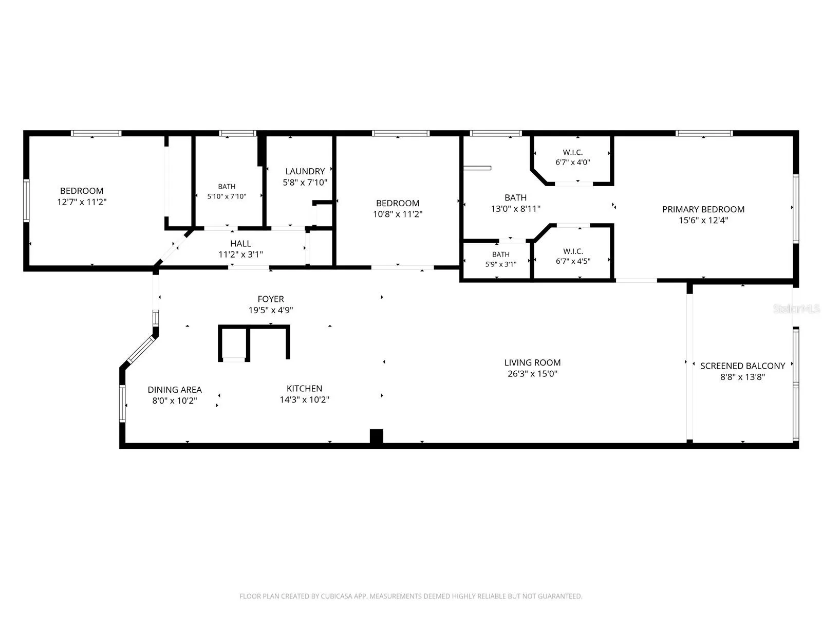 floor plan with dimensions