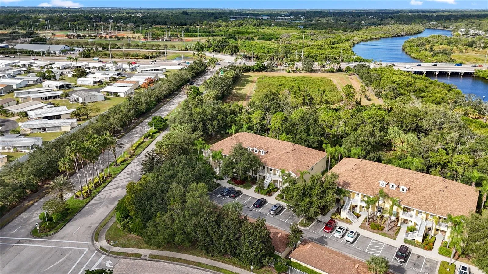 Bird view to Braden River