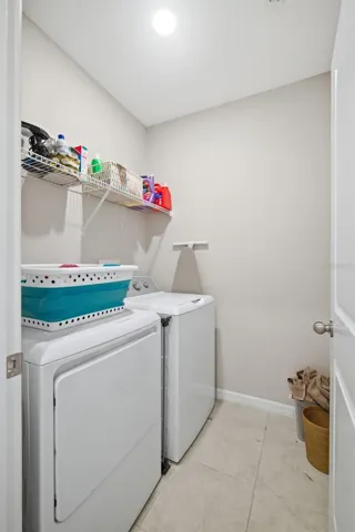 Laundry room, washer and dryer included