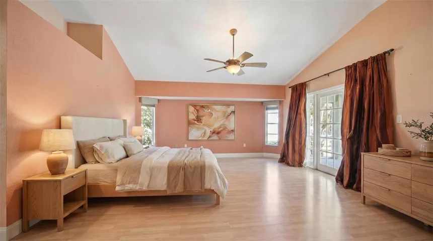Virtually staged Primary Suite