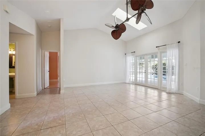 Living Room leads to outdoor oasis