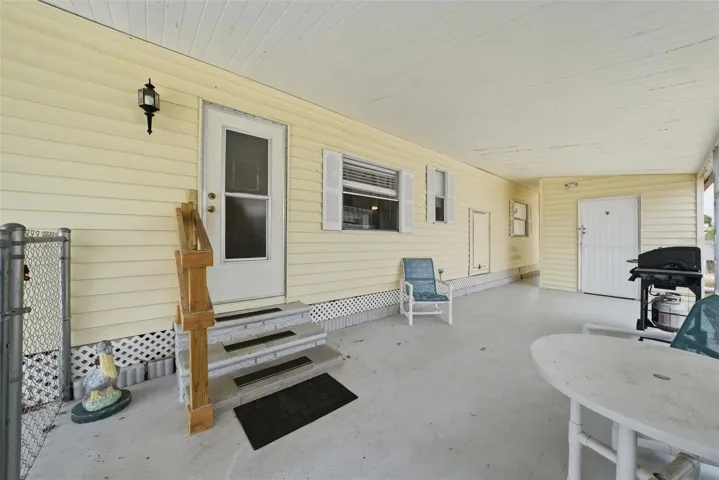 Great outdoor sitting area for you and your fur babies!