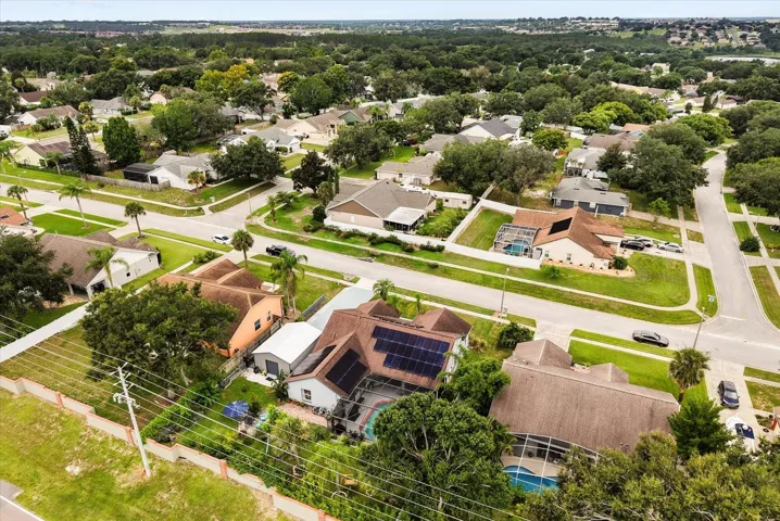 Aerial View of the Backyard