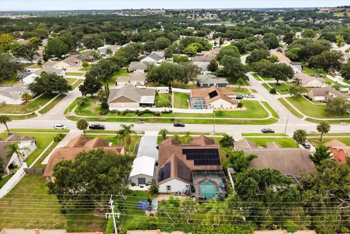 Aerial View of the Backyard