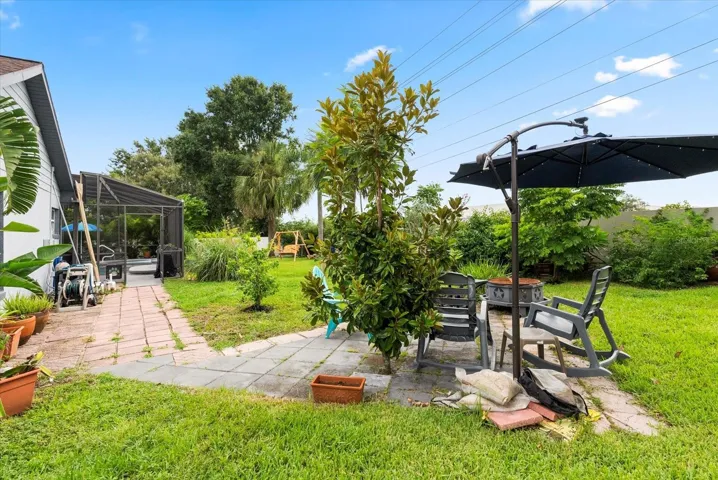 Patio in the Backyard
