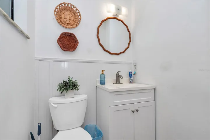 Half bath in primary