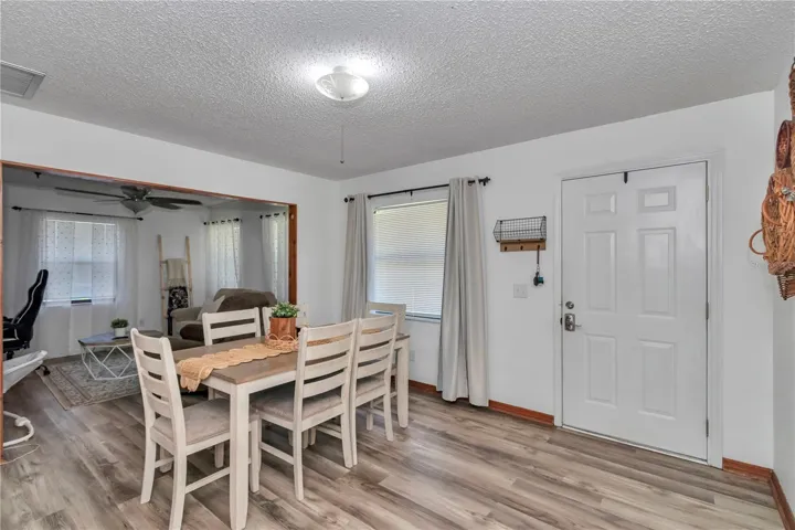 Kitchen and living area