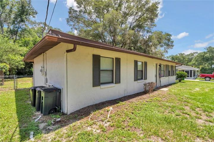 Side view of home