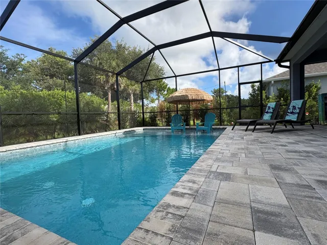 HEATED POOL WITH PAVER LANAI
