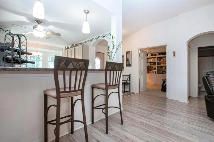 Updated laminate flooring