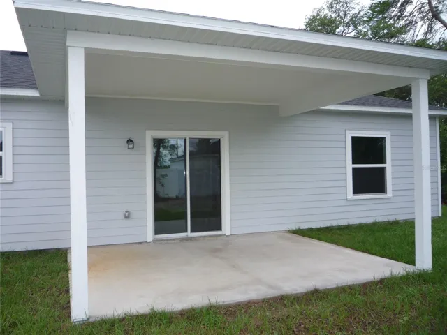 Covered Rear Porch