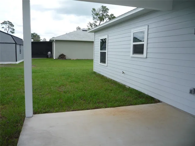 Covered Rear Porch