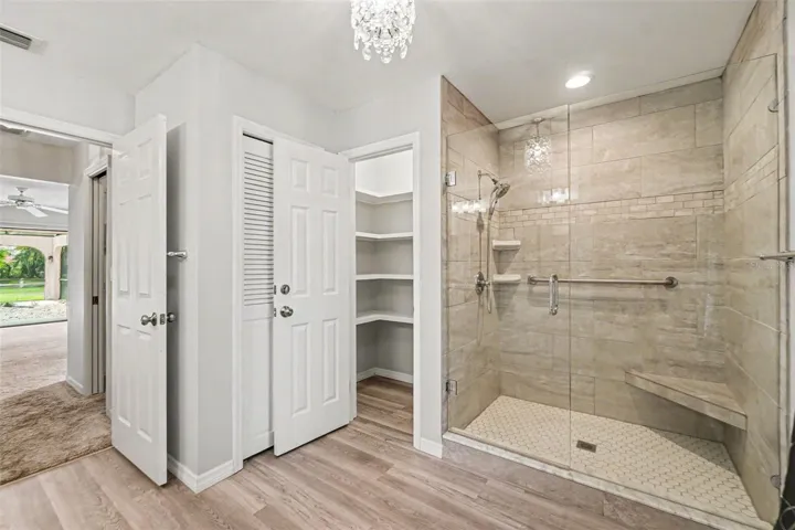 Primary Bathroom and walk-in shower