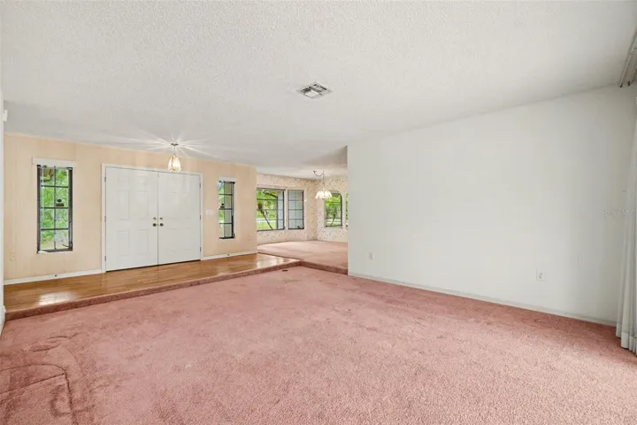 Front entrance and living room