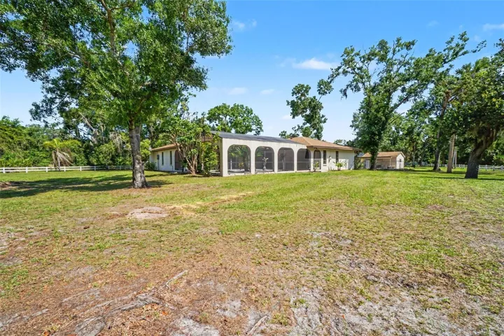 Back of the property