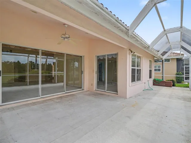 Extended, screened in lanai.