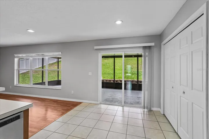 Dinette Area to Patio
