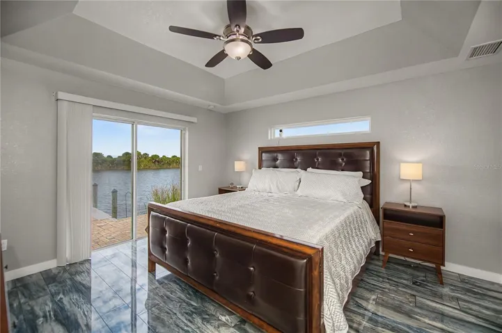primary suite with patio/rooftop crows nest provides picture perfect sunrises