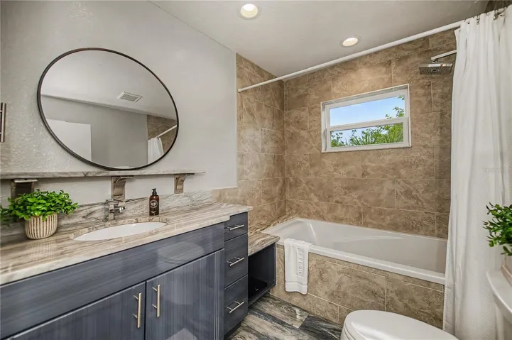 3rd bath adorned with modern coastal elegance