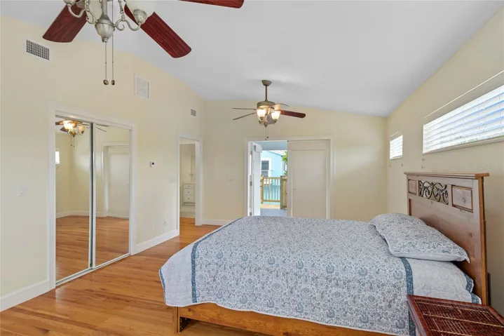 Second floor primary suite