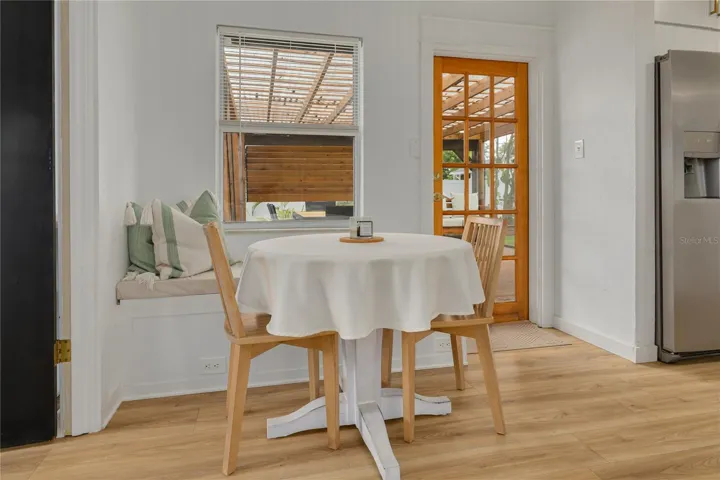 Dinette and backyard access