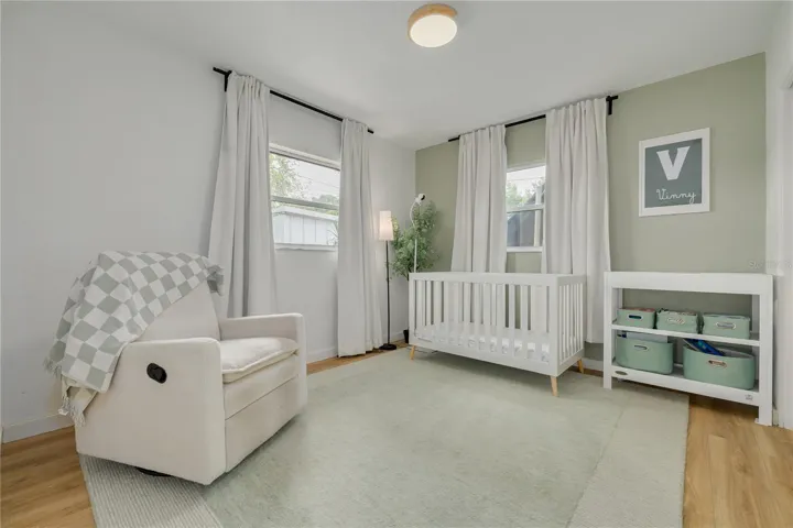 Bedroom 2 in rear of home