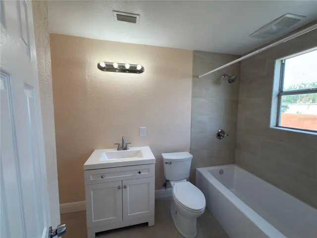 Primary Bathroom- Updated modern bathroom vanity