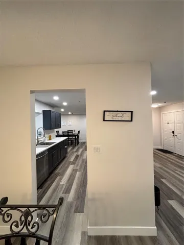 Kitchen View from     Dinette Area